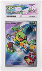 Turtwig 040 Black Star Promo ACE 10 Gem Mint Pokémon graded card