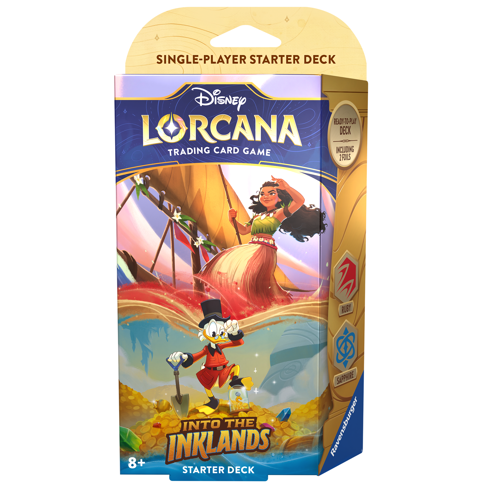 Disney Lorcana Into the Inklands Starter Set - Moana and Scrooge McDuck