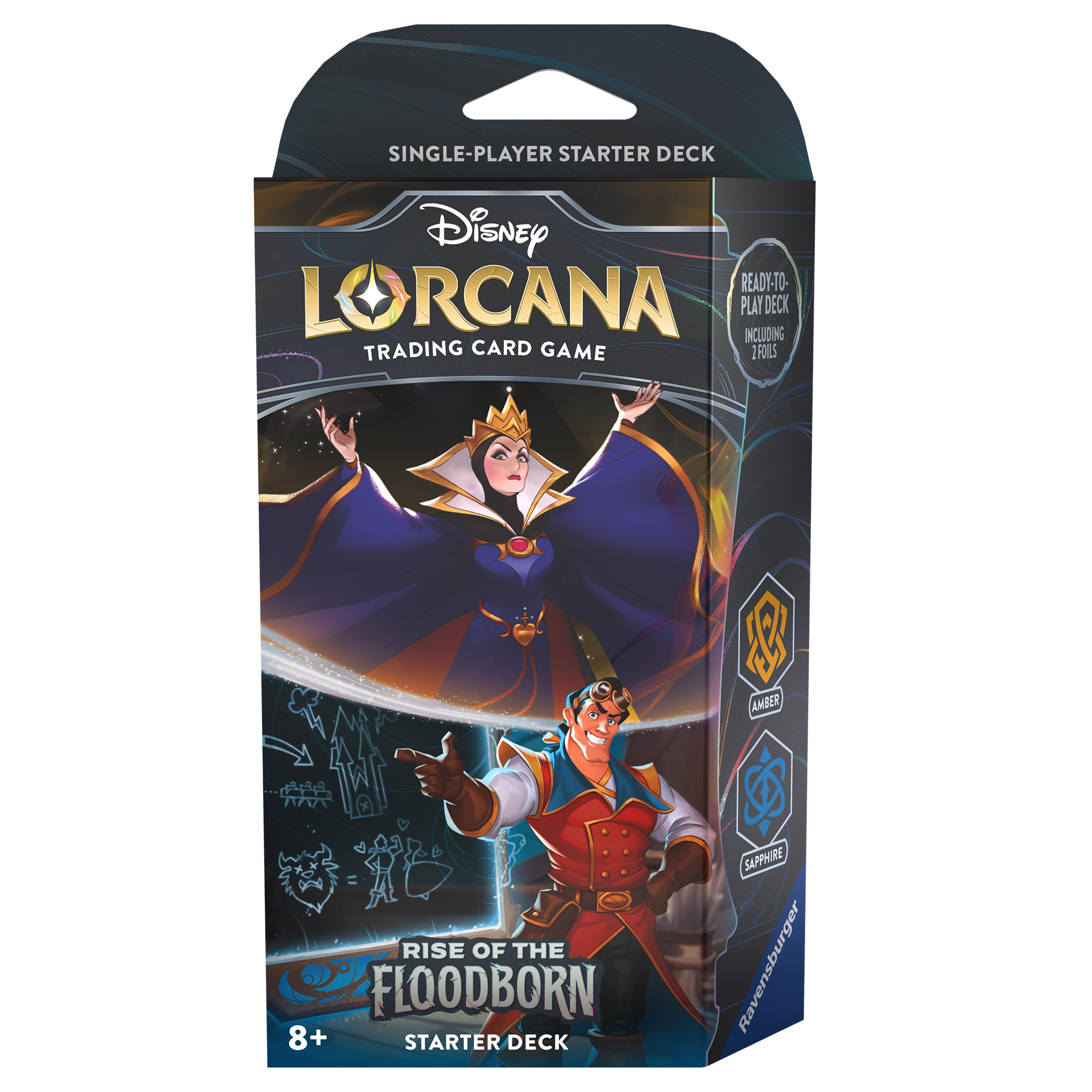 Disney Lorcana Rise of the Floodborn Starter Set - The Queen & Gaston