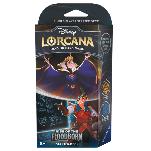 Disney Lorcana Rise of the Floodborn Starter Set - The Queen & Gaston