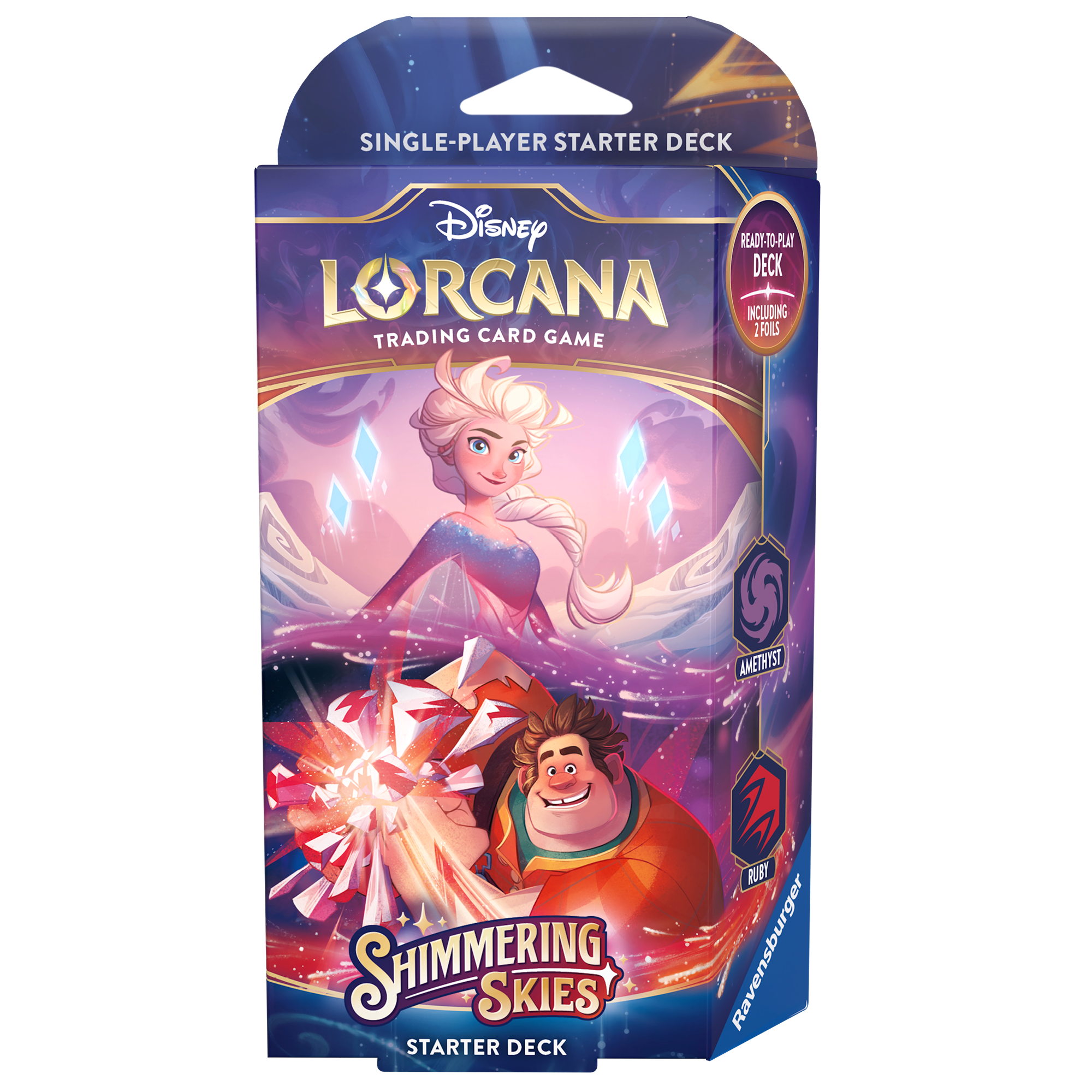 Disney Lorcana Shimmering Skies Starter Set - Elsa & Ralph