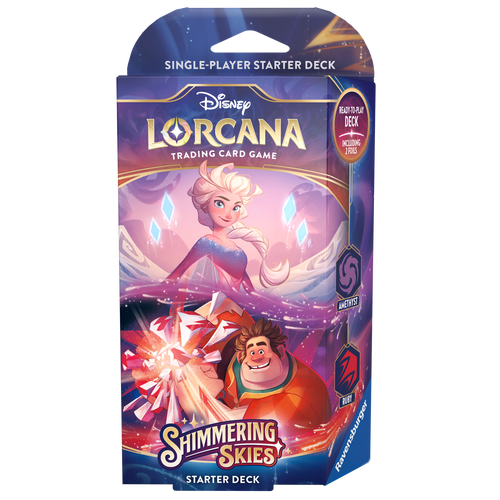 Disney Lorcana Shimmering Skies Starter Set - Elsa & Ralph