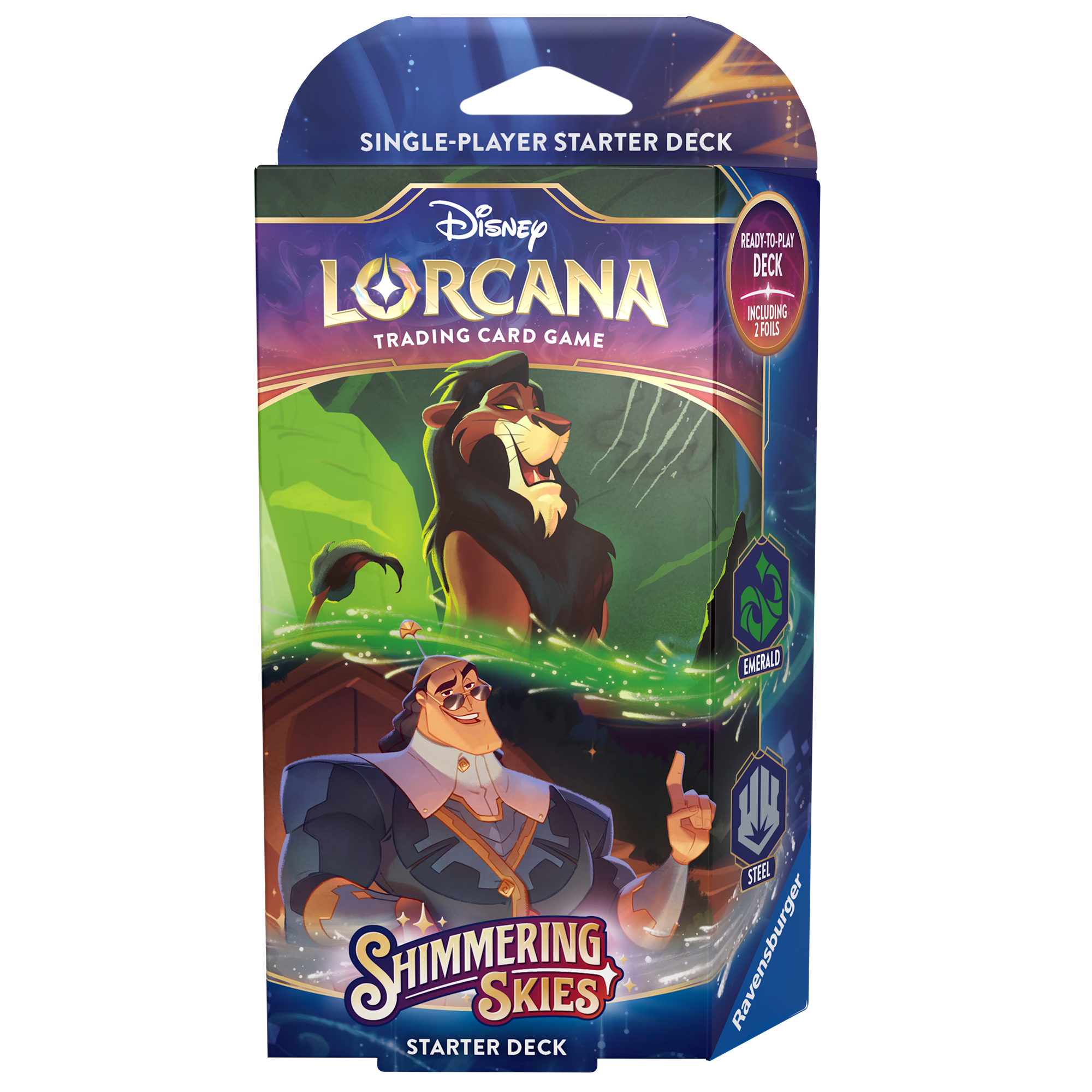 Disney Lorcana Shimmering Skies Starter Set - Scar & Kronk