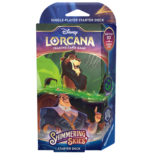 Disney Lorcana Shimmering Skies Starter Set - Scar & Kronk