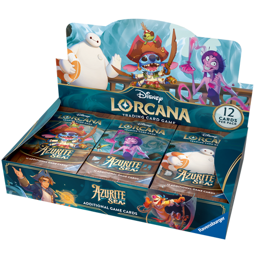 Disney Lorcana Azurite Sea Booster Display (24 Packs)