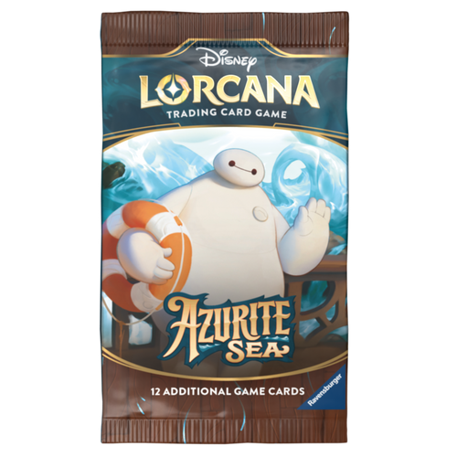 Disney Lorcana Azurite Sea Booster Pack (12 Cards)
