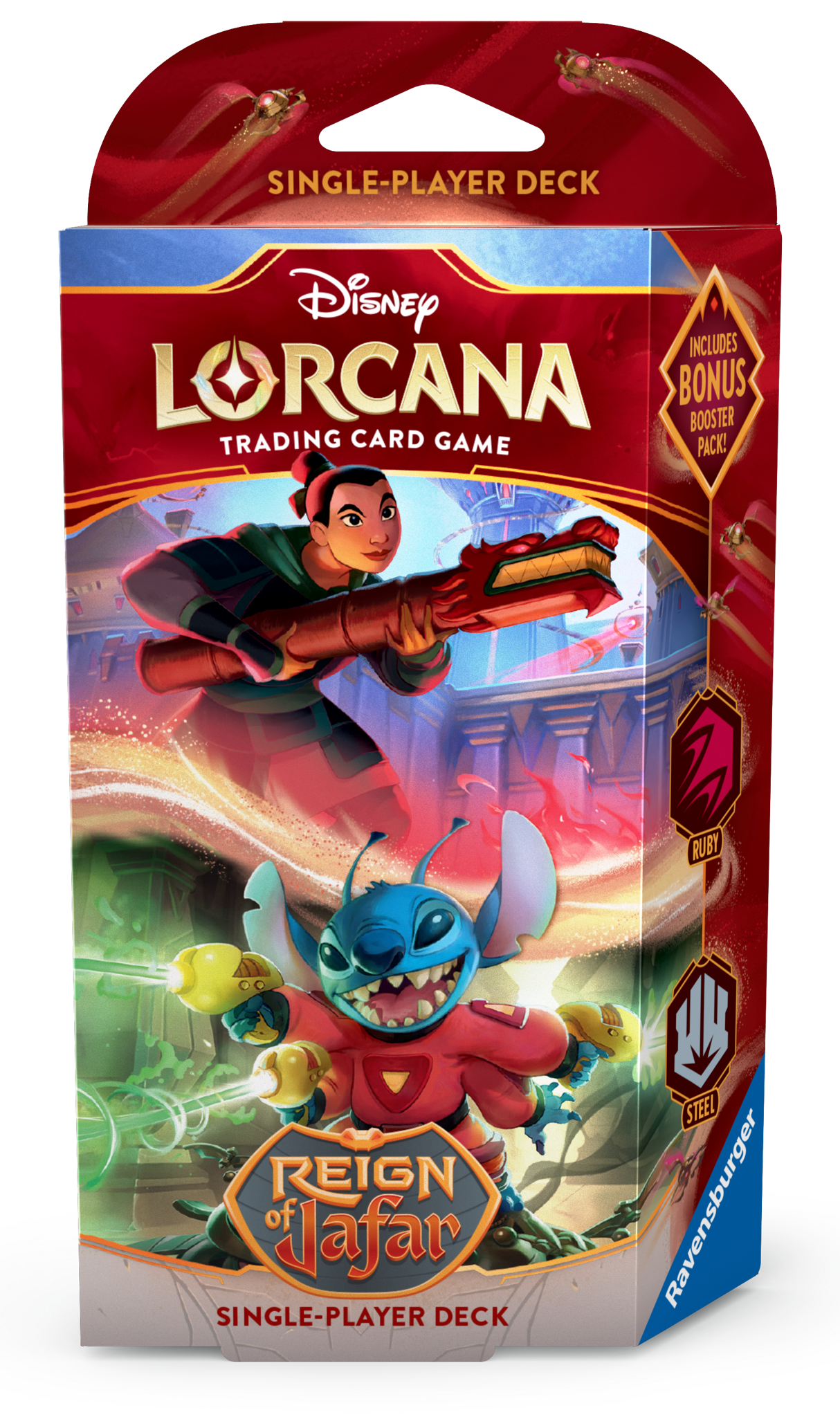 Disney Lorcana Reign of Jafar Starter Deck - Mulan and Stitch