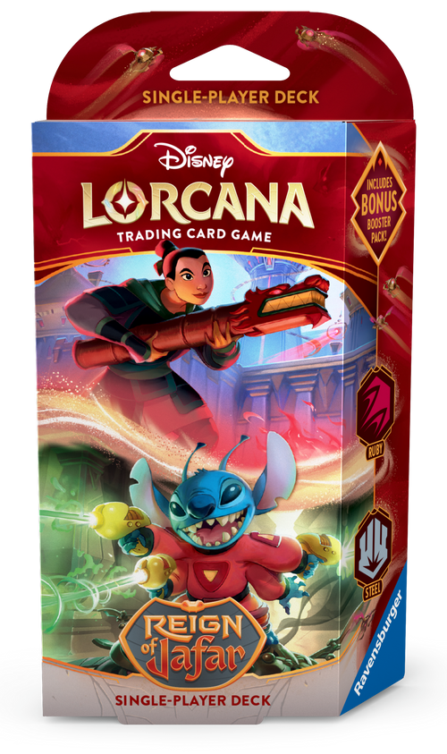 Disney Lorcana Reign of Jafar Starter Deck - Mulan and Stitch