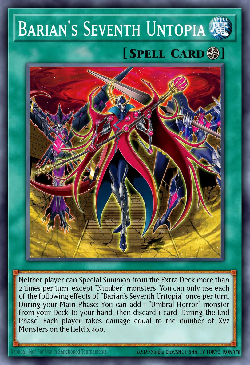 Barian's Seventh Untopia – BETB-EN055 | Beyond the Brave | Secret Rare
