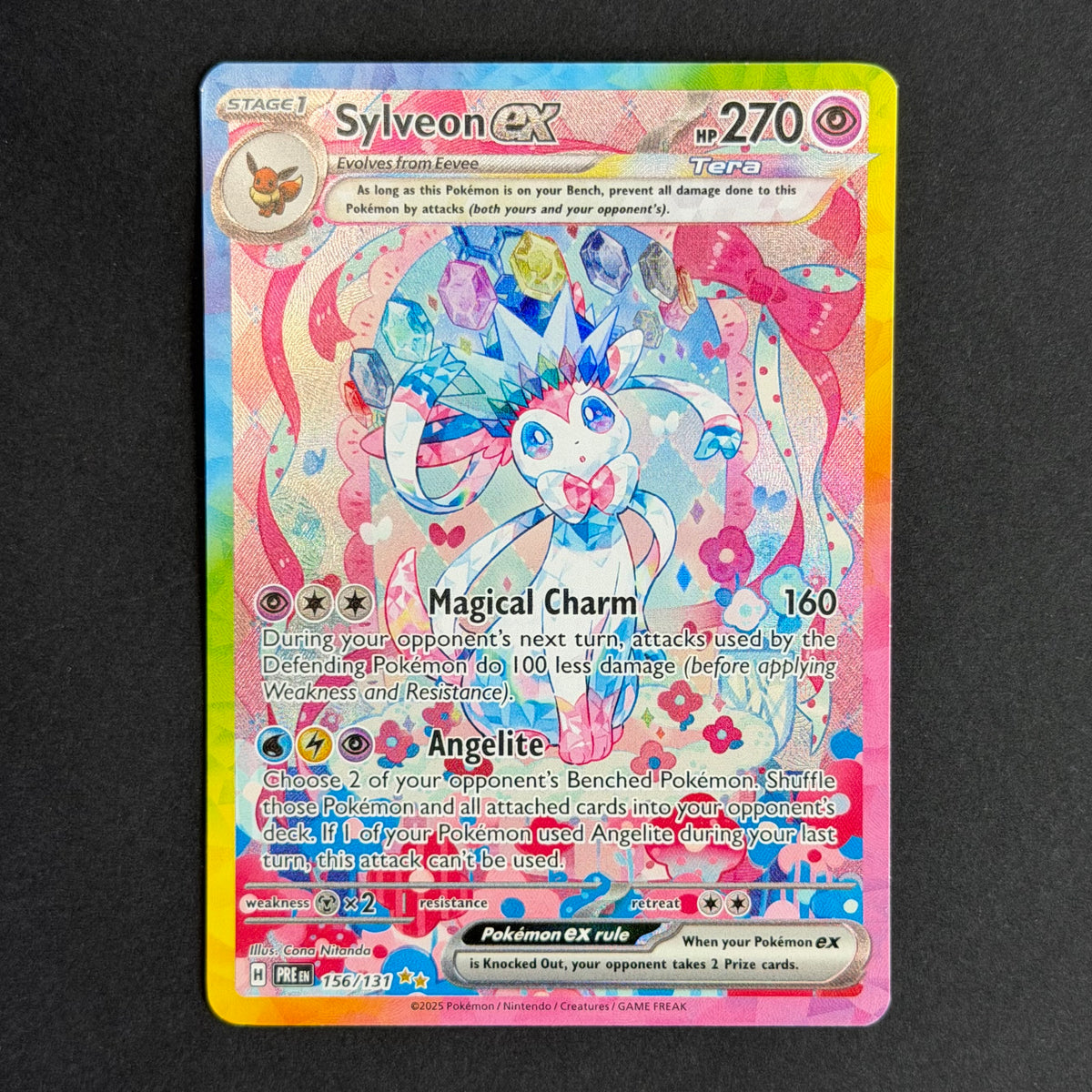 Sylveon ex 156/131 – Special Illustration Rare – Prismatic Evolutions – NM