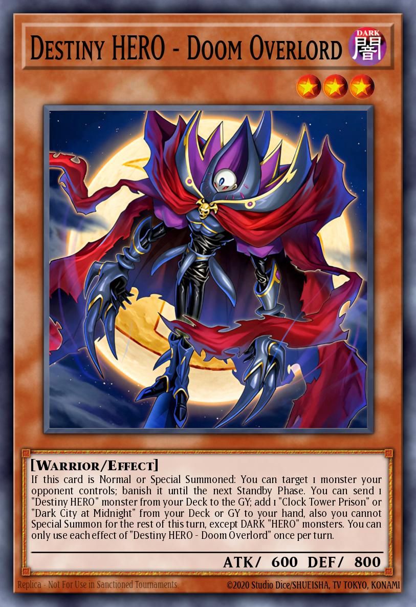 Destiny HERO - Doom Overlord – BETB-EN022 | Beyond the Brave | Starlight Rare