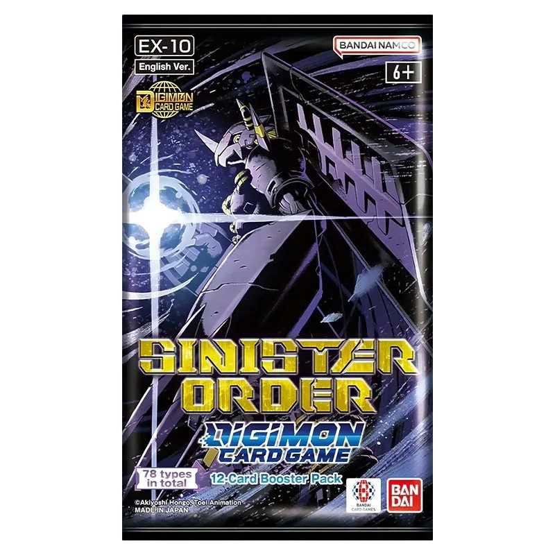 Digimon Card Game: - Sinister Order - Single Booster Pack