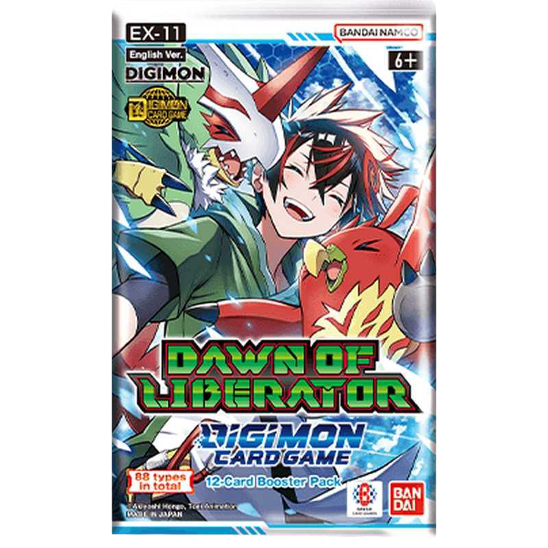 Digimon Card Game: - Dawn Of Liberator - Single Booster Pack