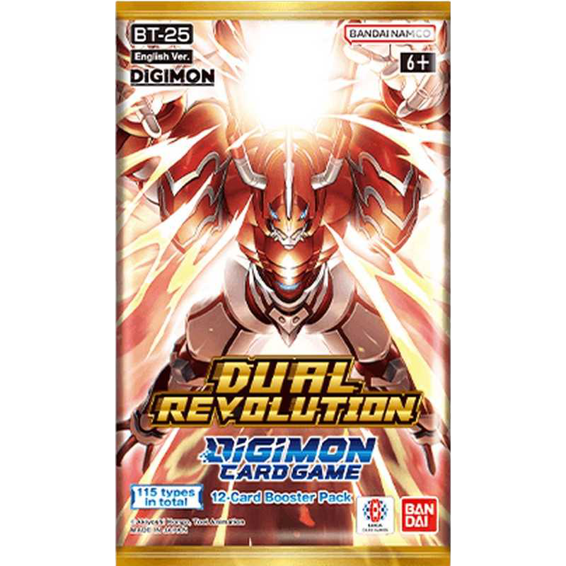 Digimon Card Game: - Dual Revolution (BT-25) - Single Booster Pack