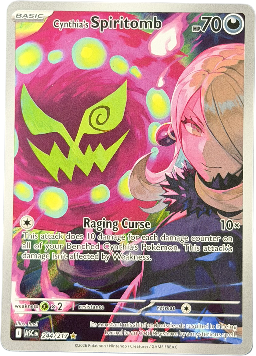 Cynthia's Spiritomb 244/217 – Illustration Rare – Ascended Heroes – NM