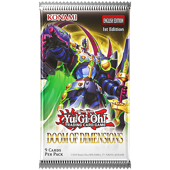 Yu-Gi-Oh! TCG: Doom of Dimensions - Single Booster Pack