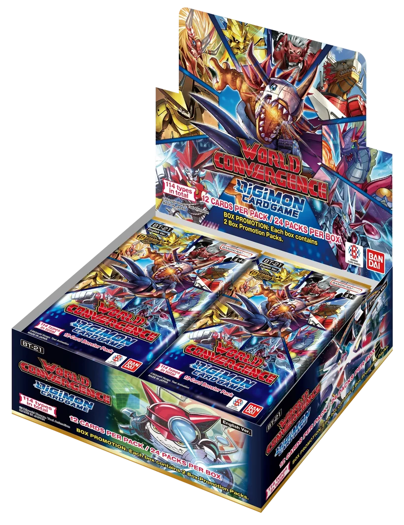Digimon Card Game: Booster Box - World Convergence (BT21)