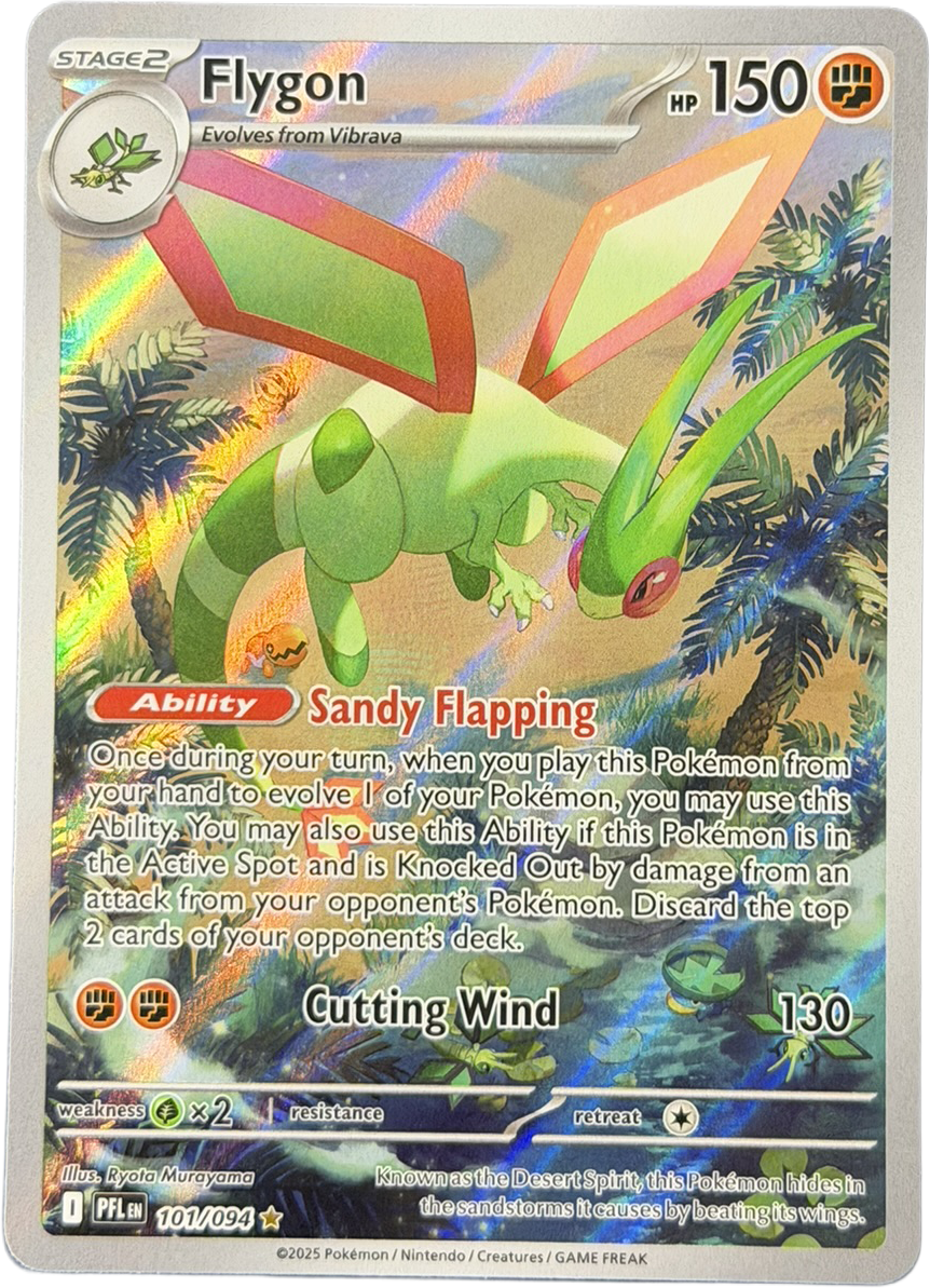 Flygon 101/094 – Illustration Rare – Phantasmal Flames – NM