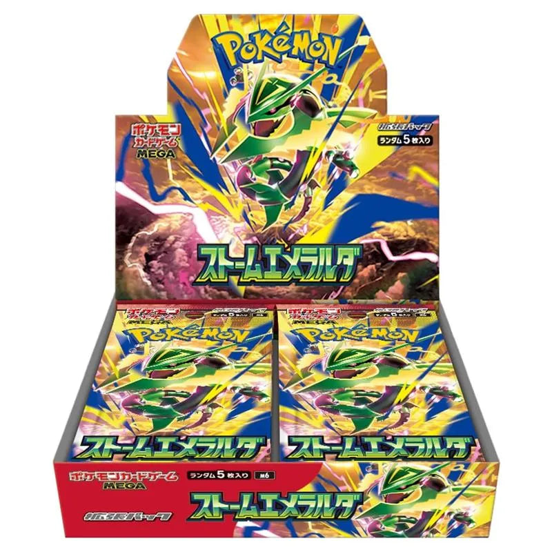 Pokémon TCG: Storm Emeralda (M6) Japanese Booster Box – 30 Packs