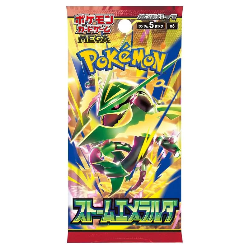 Pokémon TCG: Storm Emeralda (M6) Japanese Booster Box – 30 Packs