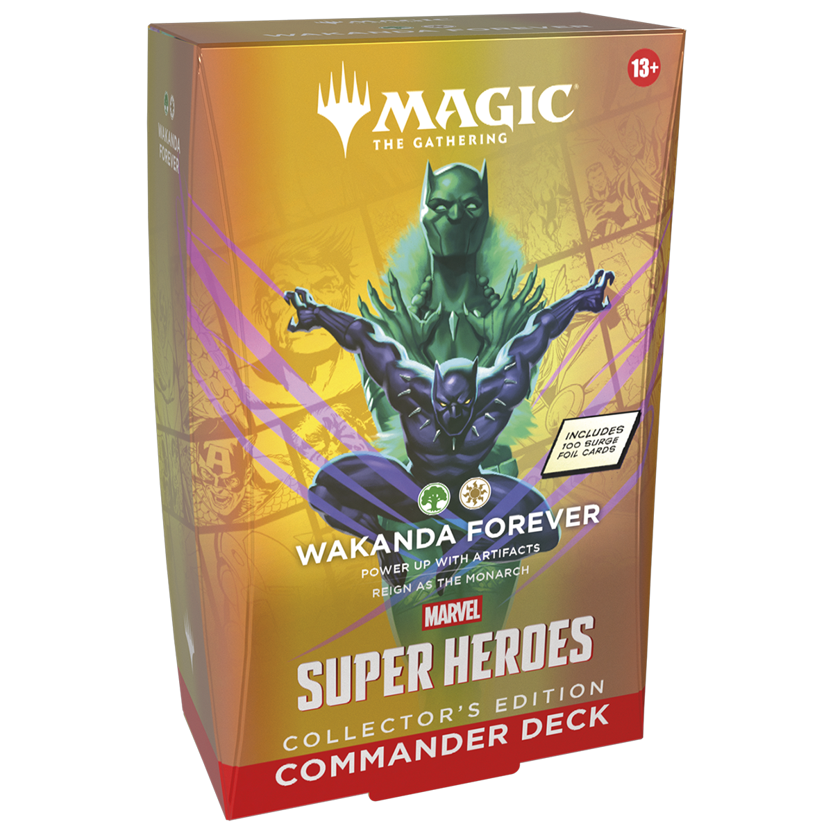 Magic: The Gathering: Marvel Super Heroes - Collector Commander Deck - Wakanda Forever