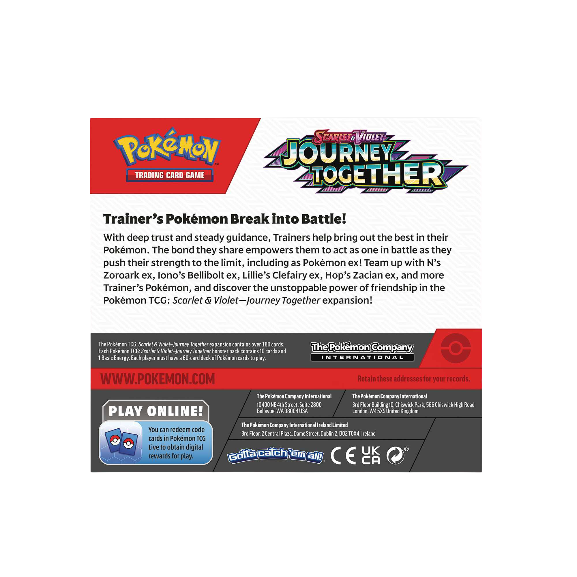 Pokémon TCG: Scarlet & Violet 9 – Journey Together Booster Box