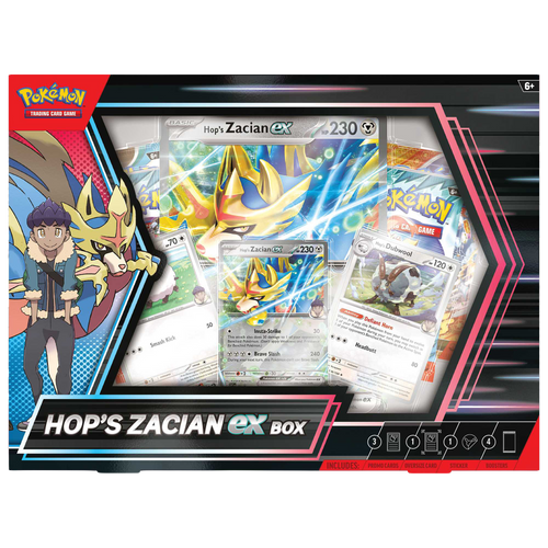 Pokemon TCG: Hop's Zacian ex Box