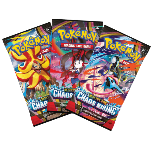 Pokémon TCG: Mega Evolution Chaos Rising - 3-Pack Blister