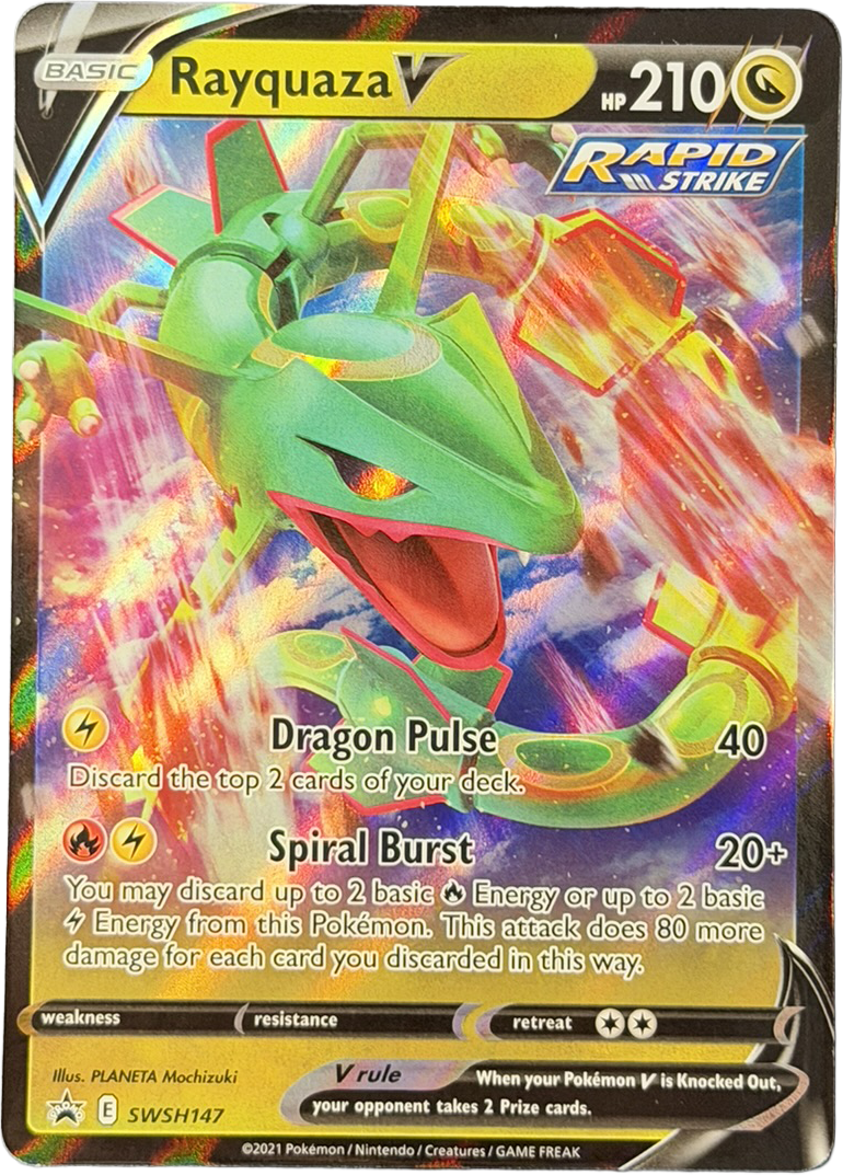 Rayquaza V SWSH147 – Promo – Sword & Shield Promos – NM