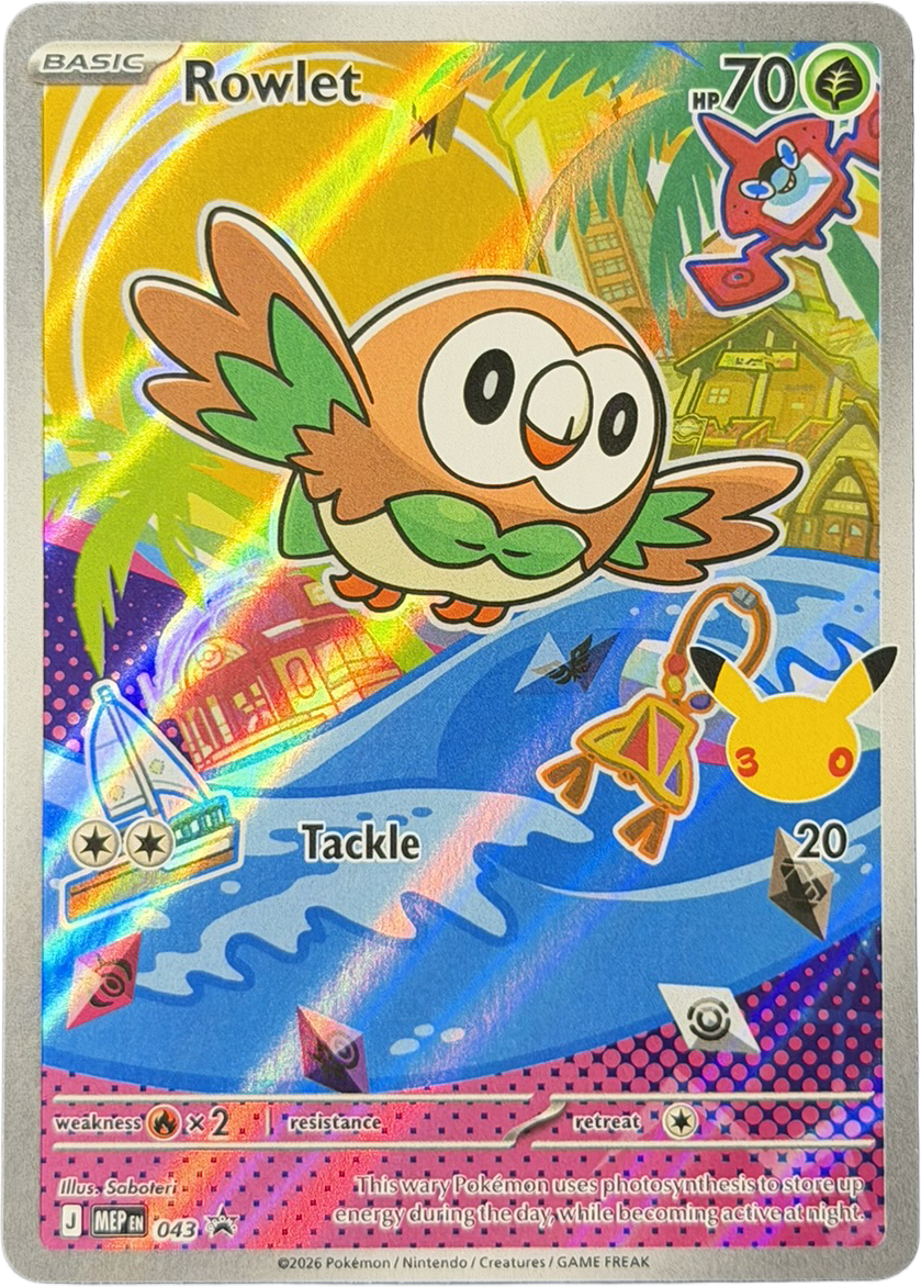 Rowlet MEP043 – Promo – Mega Evolution Promos – NM