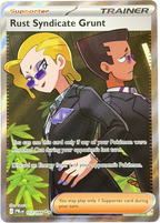 Rust Syndicate Grunt 112/084 – Ultra Rare (Full Art Trainer) – Pitch Black – NM