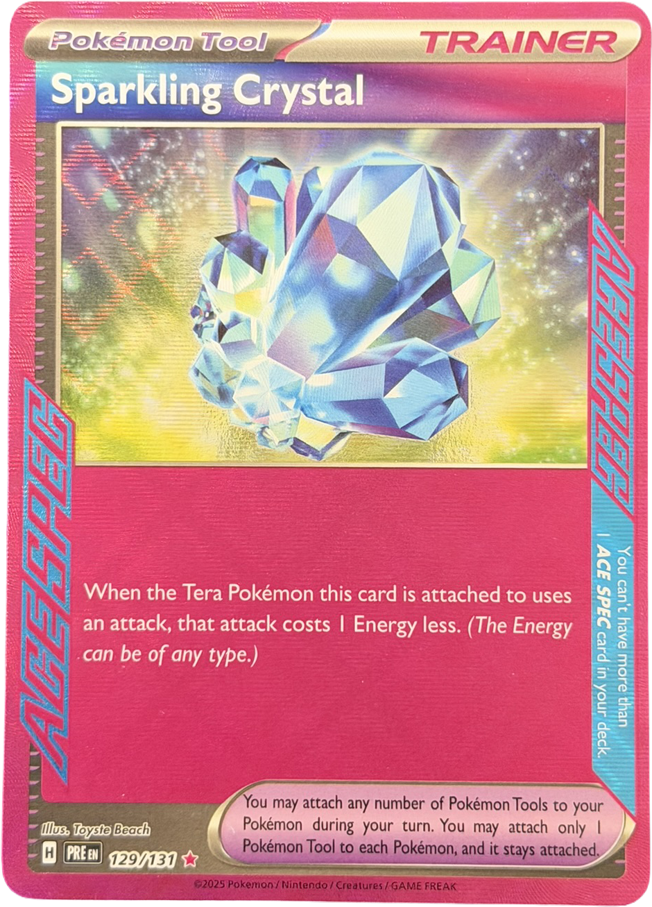 Sparkling Crystal 129/131 – ACE SPEC Rare – Prismatic Evolutions – NM
