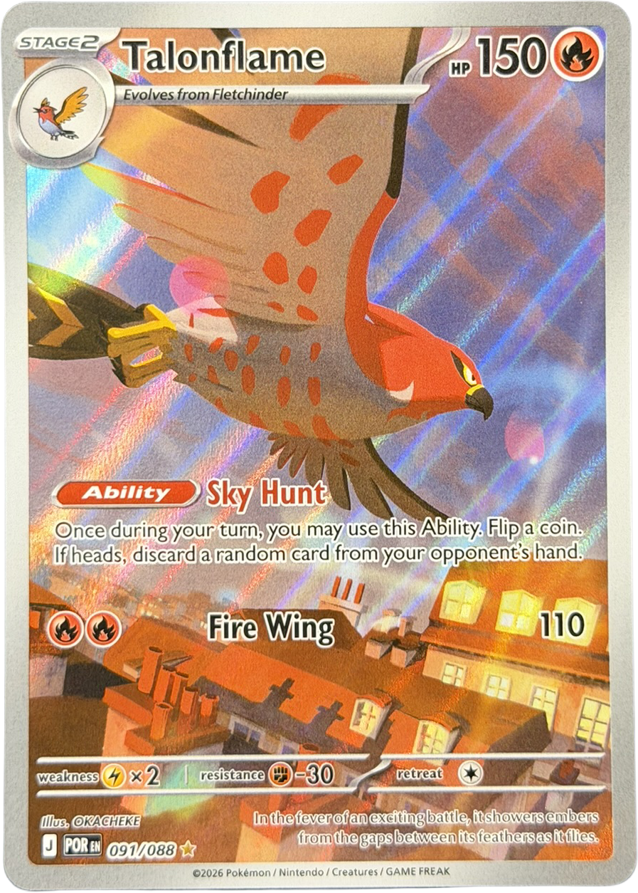 Talonflame 091/088 – Illustration Rare – Perfect Order – NM