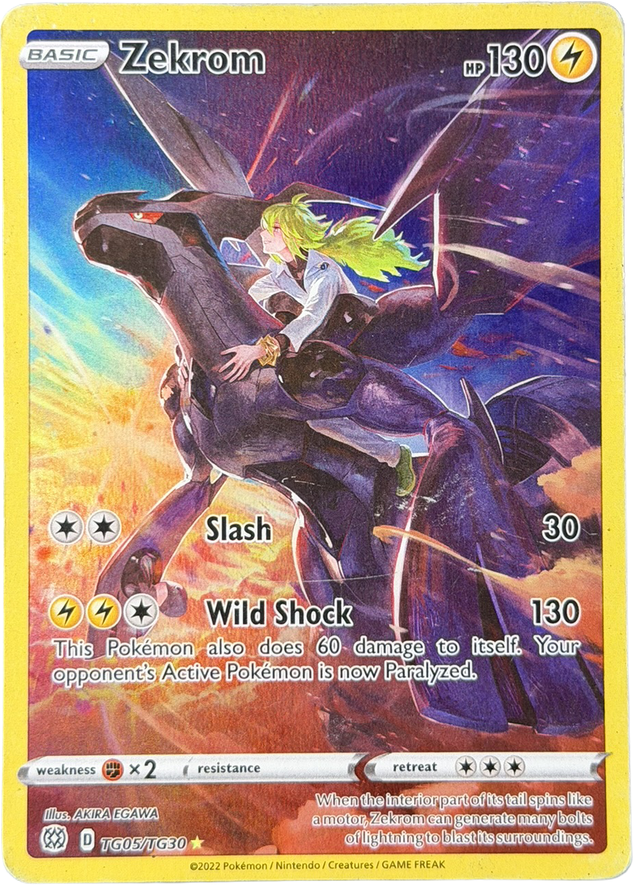 Zekrom TG05/TG30 – Trainer Gallery Rare Holo – Brilliant Stars – MP
