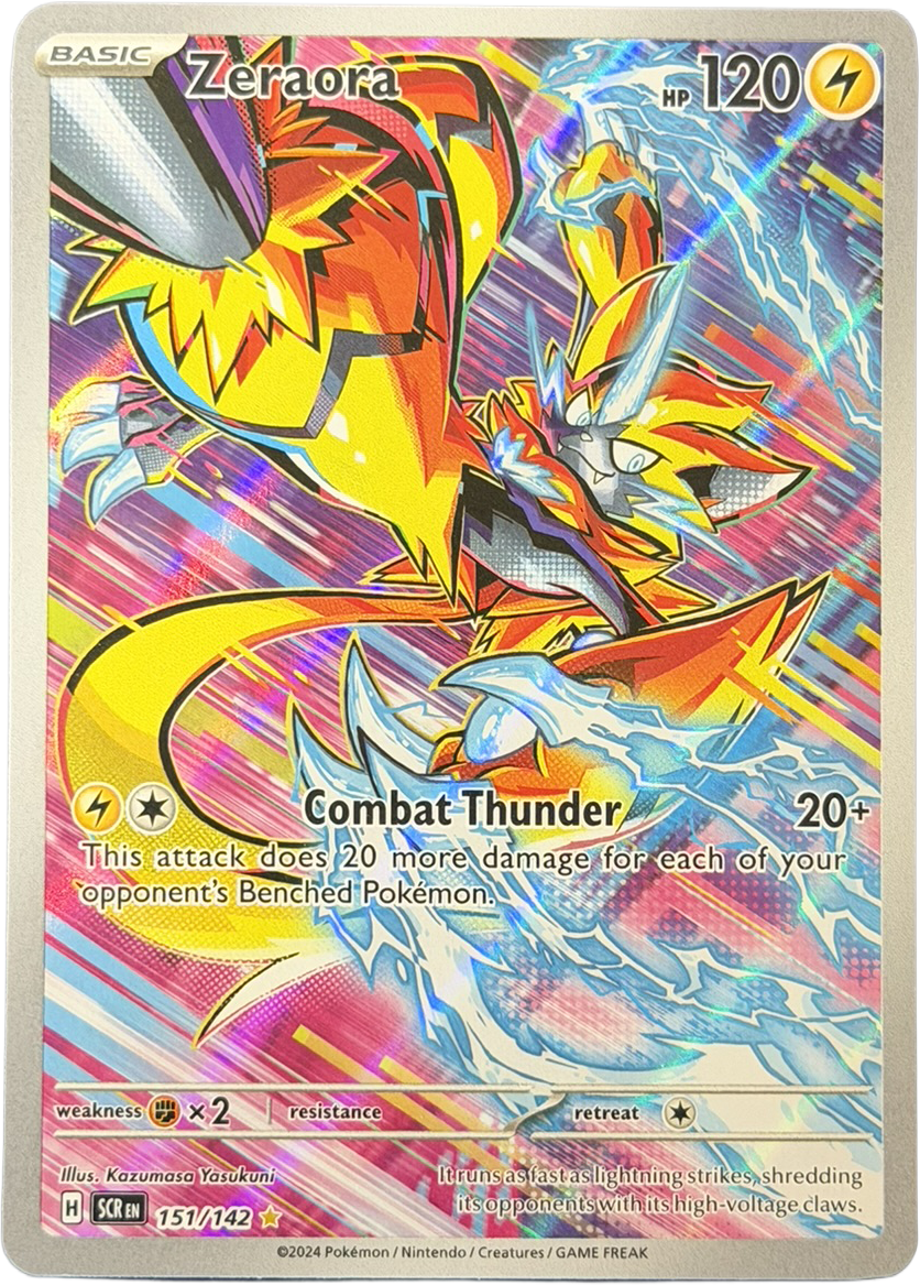 Zeraora 151/142 – Illustration Rare – Stellar Crown – LP