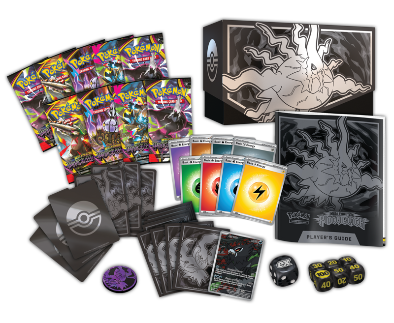 Pokémon TCG: Mega Evolution – Pitch Black Elite Trainer Box (ETB)